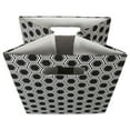 thumbnail image 2 of Design Imports Polyester Cube Honeycomb Black Square, 11"x11"x11", 100% Polyester, Black, 2 of 6
