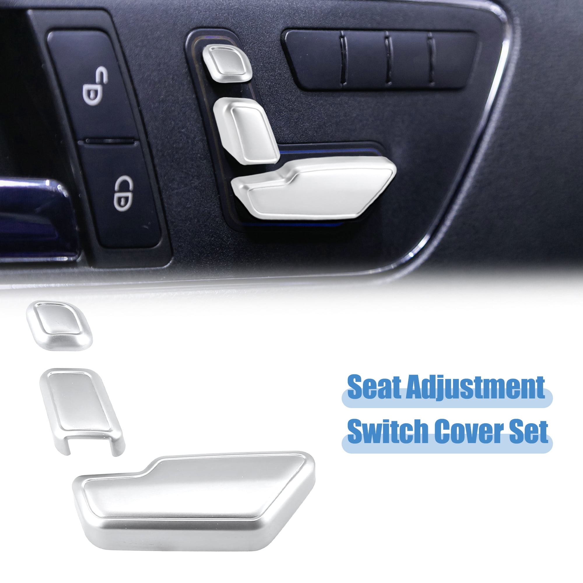 2Pcs Seat Safety Belt Decor Cover Trim For Benz E Class W212 W213