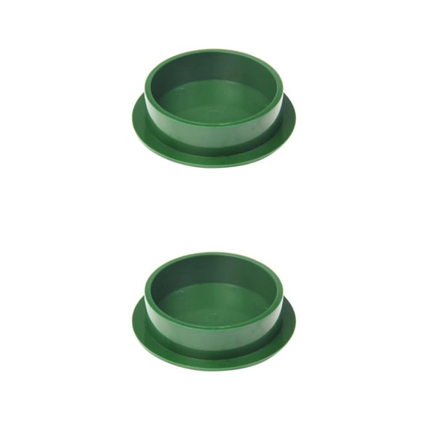 Greeniant Premium Golf Hole Cup Plastic Putting Cup Green Holder Flag Training Aids Verde 2piezas