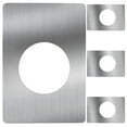 thumbnail image 3 of Eease 4PCS Silver Door Knob Plate Stainless Steel Reinforcement Kit, 3 of 6