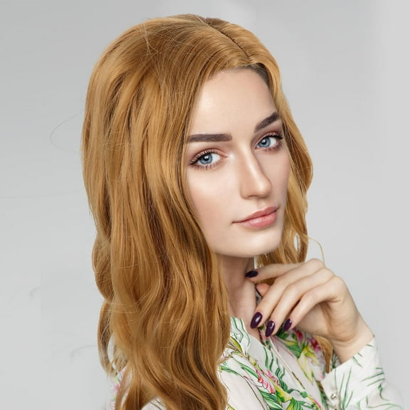 GOOHOCHY Megan Wig For Girls Wig High-temperature Synthetic Fibers 1Pack