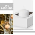 thumbnail image 3 of Miangastore Illumination Floating Candles White Paraffin Wax 10Pcs 1.6In Diameter, 3 of 7