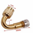 thumbnail image 3 of Lefu 1pcs Copper Tyre Valve Extension Adaptor Tire Stem Extender for Motorcycle Car, 3 of 4