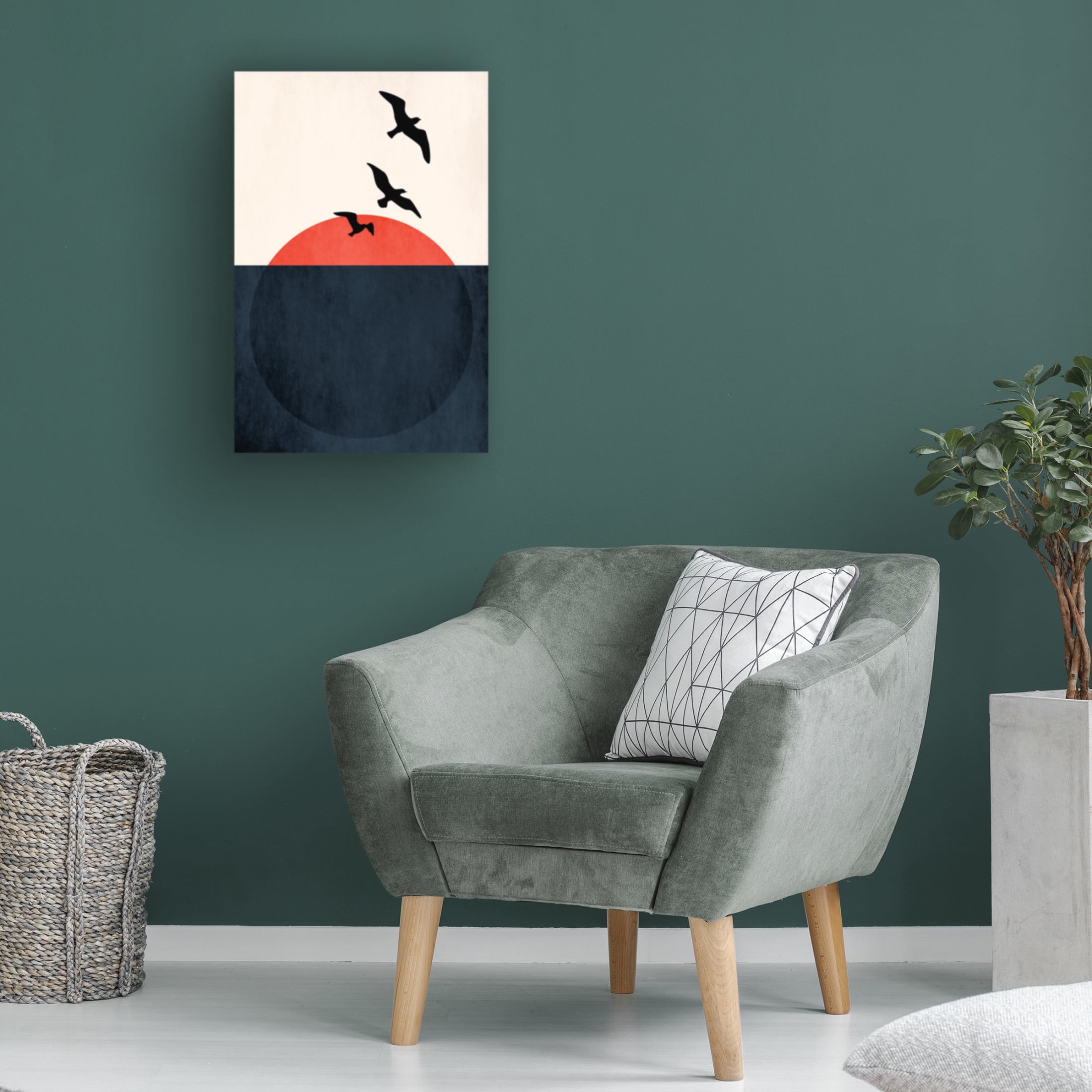 Trademark Fine Art Kubistika Sunset Breeze Canvas Wall Art