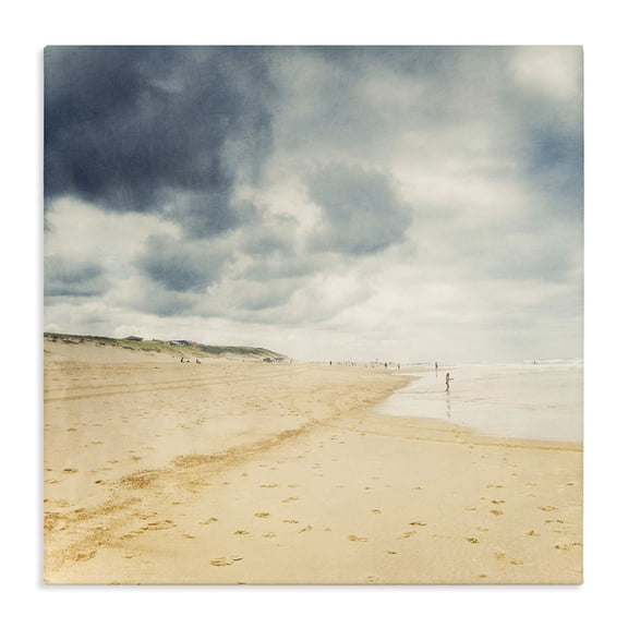 Stupell Industries Transitional Beach On A Cloudy Day Canvas Art, 17 x 17, by Dirk Wüstenhagen