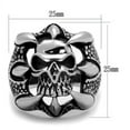 thumbnail image 4 of Anillo Color Plata Para Hombres de Acero Inoxidable Teramo, 4 of 4