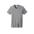 thumbnail image 5 of Port & Company Ladies Core Blend Comfortable Short Sleeve T-Shirt Athletic Heather Large, 5 of 6