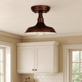 thumbnail image 4 of Design House Kimball Industrial 1-Light Indoor Semi-Flush Ceiling Mount Light with Metal Shade, Coffee Bronze, 4 of 10