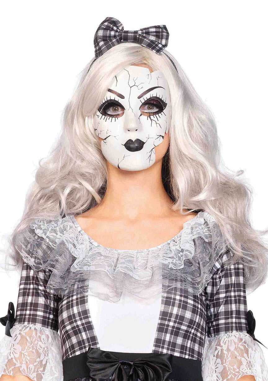 så Menda City taske Porcelain White Doll Mask - Walmart.com