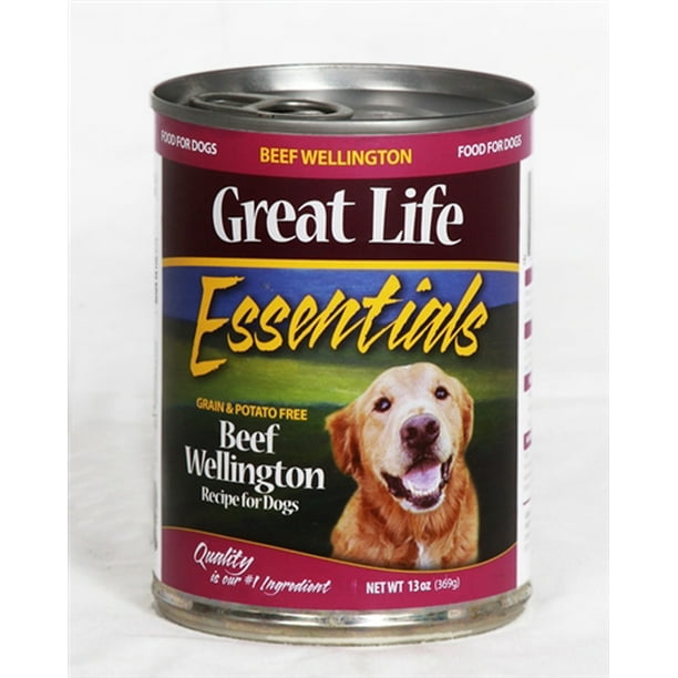 Great Life Essentials Grain Free Beef Wellington Wet Dog Food, 13 Oz