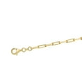 thumbnail image 4 of JewelStop Sterling Silver Diamond Cut Finish 2.95mm (14k Yellow Gold Plated) Paperclip Chain with Lobster Clasp - 18", 4 of 5