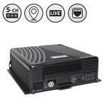 MobileMule 5530 | 5 Channel Mobile DVR with GPS and Live Video Remote Viewing (WiFi) (HDD), 9" RCA Display, Western Digital Hard Drive