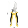 thumbnail image 3 of hengsof Garden Bypass Pruning Shears Bulk Heavy Duty Gardening Scissors Stainless Steel Blades Gardening Shears Handheld Garden Pruners Manual Plant Clipper for Flower Trimming Secateurs Tool, 3 of 9