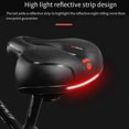 thumbnail image 2 of Hollow Breathable Bicycle Saddle Mountain Road Bike Saddle Shock Absorbing Comfortable Big Butt Bike Seat, 2 of 5