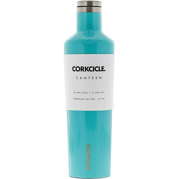 Corkcicle Canteen - Water Bottle and Thermos - Keeps Beverages Cold for  Over 25, Hot for Over 12 Hours - Triple Insulated with Shatterproof  Stainless 