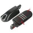thumbnail image 4 of XFMT Black Aluminum Motorcycle Foot Pegs for Harley-Davidson Touring & Softail, Rear, Black, 4 of 4