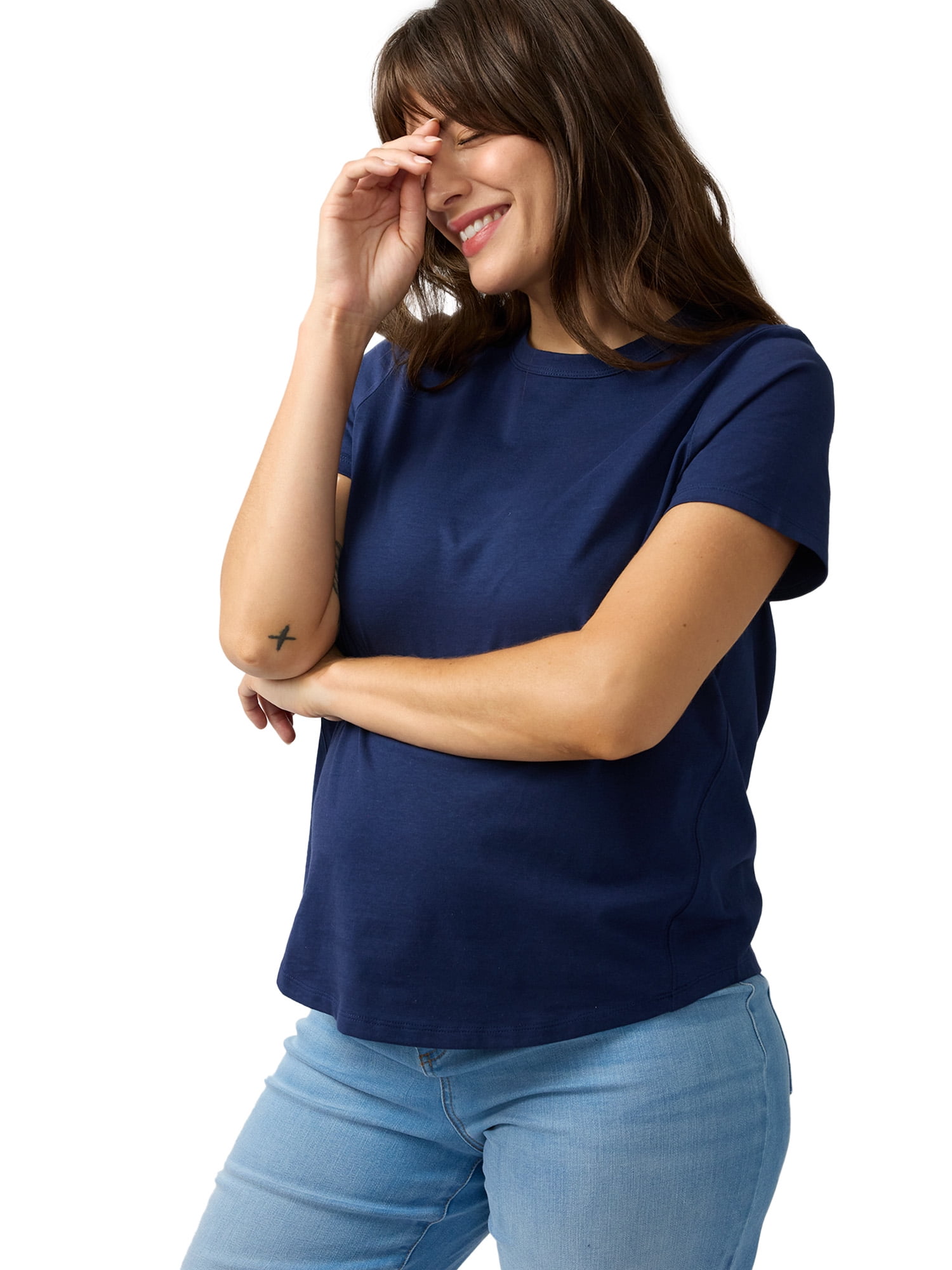 Ingrid & Isabel For Every Belly Maternity Relaxed Crew Tee, Sizes S-XXL