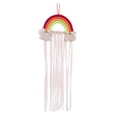 thumbnail image 1 of Soporte para lazo de pelo trenzado con borlas de arcoíris, almacenamiento de pinzas para el pelo colgantes, decoración de habitación de bebé para dormitorio de niñas, 1 of 5