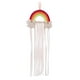 thumbnail image 1 of Soporte para lazo de pelo trenzado con borlas de arcoíris, almacenamiento de pinzas para el pelo colgantes, decoración de habitación de bebé para dormitorio de niñas, 1 of 5