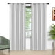thumbnail image 1 of Cortinas Blackout Blancas, Juego de 2 Paneles, 52x96 Pulgadas, Cortinas Blackout con Bolsillo para Barra, Cortinas Térmicas Aislantes para Ventanas, Calor de Verano, Cortinas Sólidas con Privacidad A, 1 of 7