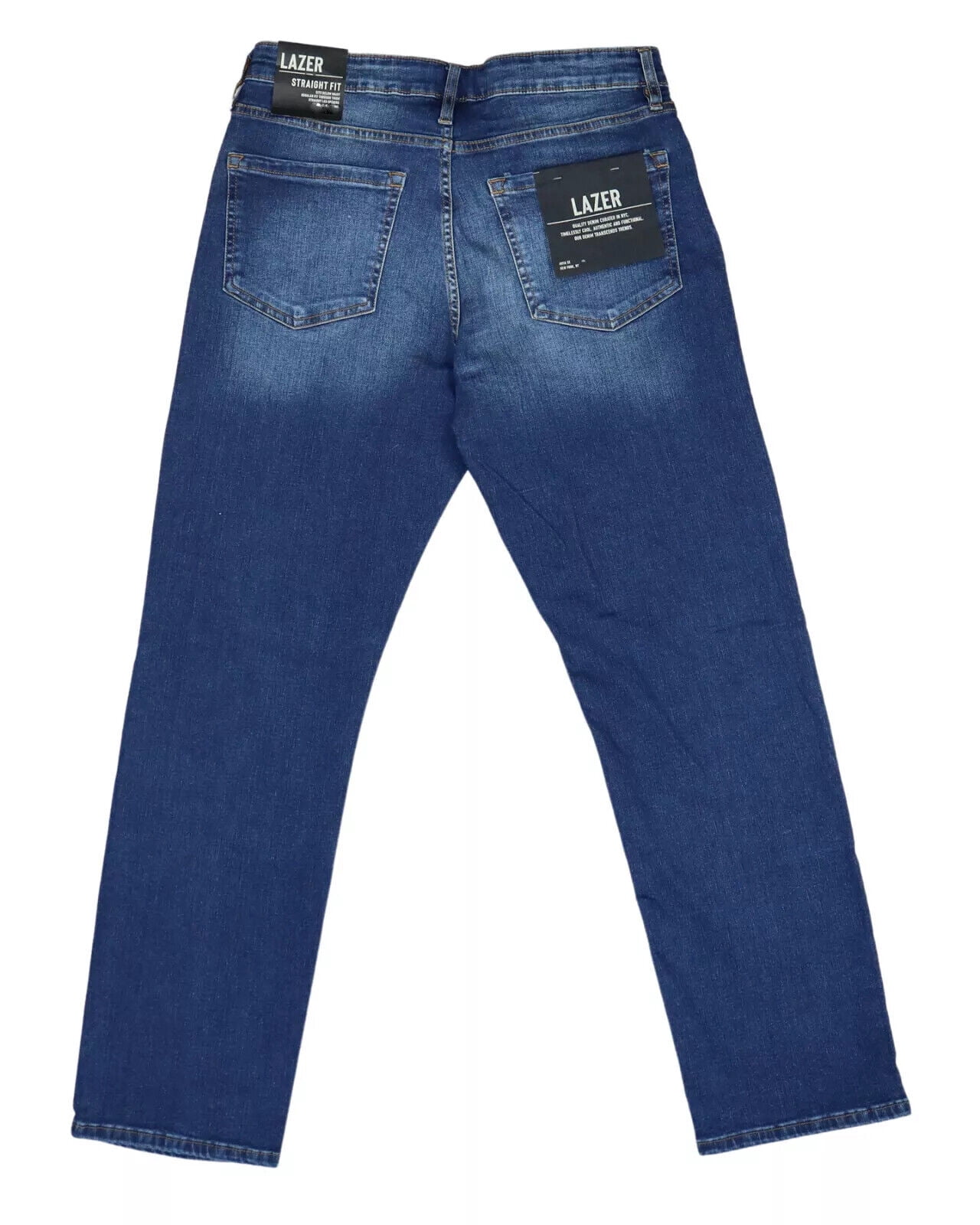 【新品】LASER FADE STANDARD STRAIGHT DENIM Men' Lazer Jeans 34x34 - Boutique casuals - Walmart Business Supplies