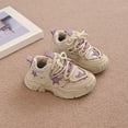 thumbnail image 3 of NOKIO Toddler Baby Running Shoes Boys Girls Mesh Lace-Up Cute Non-Slip Athletic Sneakers Walking Hiking Sports Sneakers Toddler Boy Breathable Sneakers Back-To-School, 3 of 6