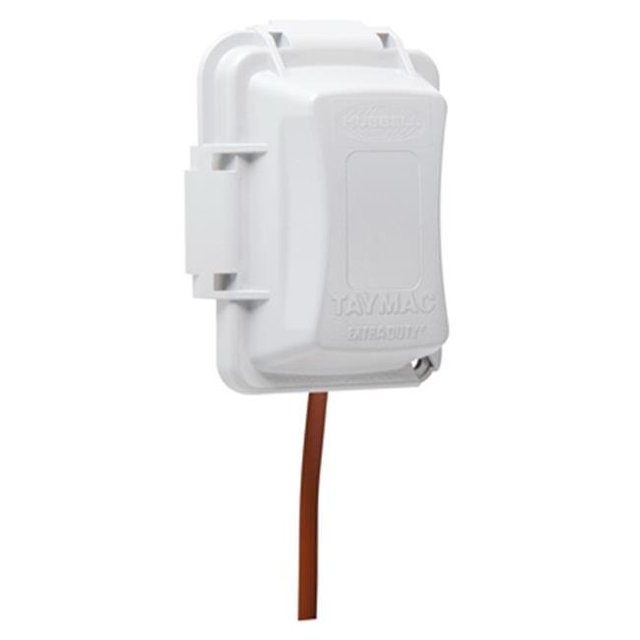 Couvercle Extérieur Ou Extérieur Standard Blanc 1 Gang