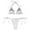 R310/Light Gray, variant on Womens Bikini Sets Shiny String Padded Swimsuit Summer Comfortable For Beach Vacation 2026