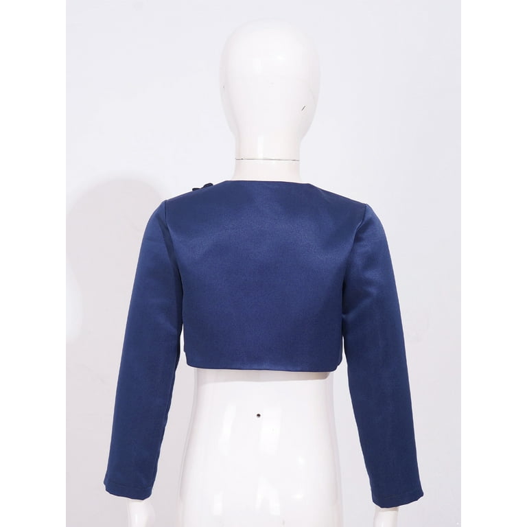Girls blue bolero deals