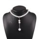 thumbnail image 1 of Collar de perlas de estilo coreano con colgante de perlas de celebridades de Internet, collar de clavícula de moda --- Código de producto 43814, 1 of 5