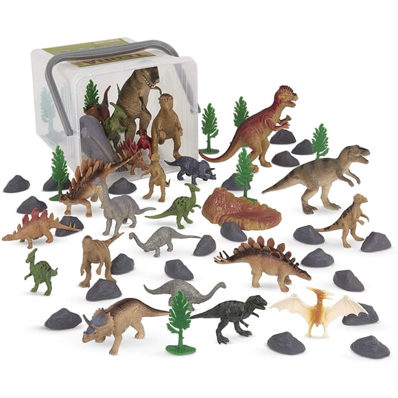 Terra por Battat - Mundo prehistórico - Toyadores de dinosaurios en miniatura variados (60pc) TERRA BY BATTAT TERRA BY BATTAT