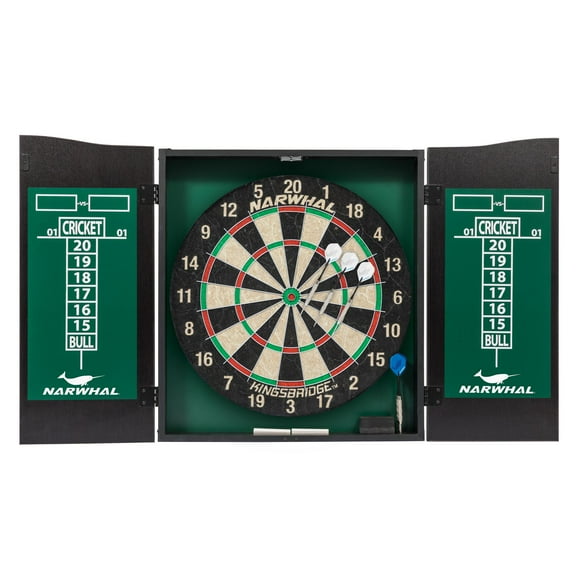 Kingsbridge Bristle Dartboard And Cabinet, Dartboard and cabinet