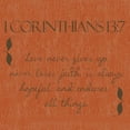 thumbnail image 2 of Greene, Taylor 15x15 White Modern Wood Framed Museum Art Print Titled - Love in Orange, 2 of 4
