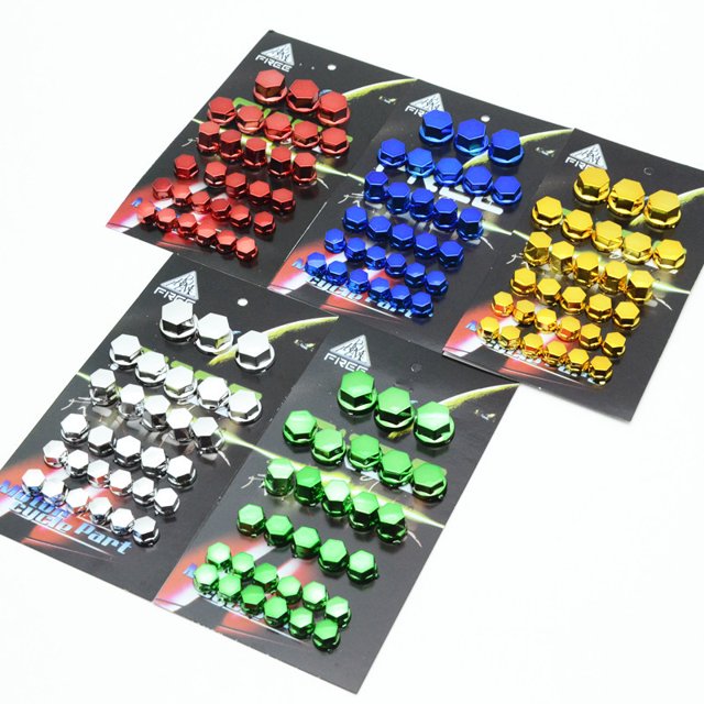 30PCS/Set Moto Modification Accessoires Tête Vis Couvercle Pièces Décoratives pour Yamaha Kawasaki Honda