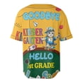 thumbnail image 2 of Back to School American Shorthair Goodbye Kindergarten Hello 1st Grade All Over Print 3D Baseball Shirt Cat Lover Kitten Owner Gifts Softball Sport - 02011, 2 of 6