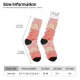 thumbnail image 2 of Balery Corals Calcetas Largas con Estampado para Hombre y Mujer – Suaves y Transpirables, Talla Única (US 5-11), 2 of 6