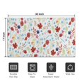 thumbnail image 5 of Pioneer Flower Floral Print Pattern Door Rugs,Washable Non Slip Door Mats Indoor,Decorative Door Mats,Entry Mat Indoor for Entrance,Bedroom,Kitchen,Bathroom,17"x30", 5 of 6