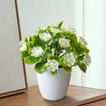 thumbnail image 3 of Small Fake Potted Plants, Mini Artifical Flower Greenery Indoor for Living Room Bedroom Kitchen Bathroom Office Home Desk Shelf Windowsill Decor, 3 of 6