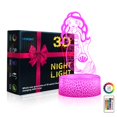 thumbnail image 3 of Lámpara nocturna i-Chony Mermaid Gifts 3D Illusion para niñas, 3 of 7