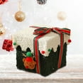 thumbnail image 4 of Dongrere Christmas Velvet Gift Box Empty - Decorative Holiday Packaging for Sweets and Small Gifts, 4 of 7