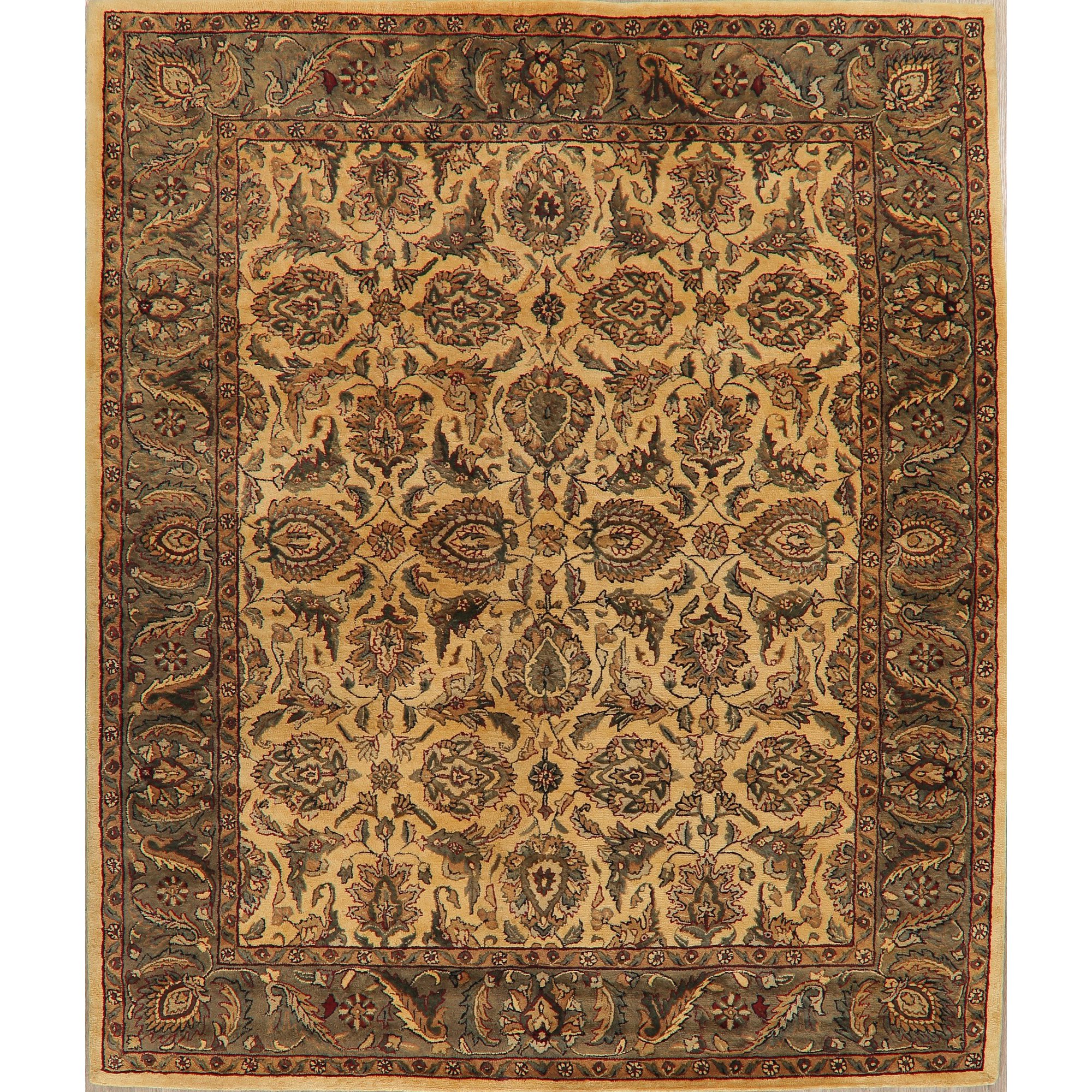 Floral Agra Oriental Wool Hand Tufted Area Rug For Living Room 8x10 Walmart Canada