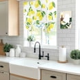 thumbnail image 5 of Yellow Lemon Balloon Curtains for Windows, Bedroom Curtains 54 Inch Length, Farmhouse Summer Botanical Watercolor Tie Up Curtains Panels Thermal Insulated Bathroom Curtains Window 42"x54", 5 of 8