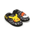 thumbnail image 3 of Pokemon Boys Black Slip On Loafer Slippers, 3 of 7