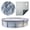 Silver, variant on Swimline Hydrotools Silver King Winter Pool Cover for 12 Ft Above Ground Round Pools