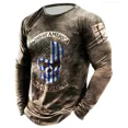 thumbnail image 5 of Suéteres de manga larga con estampado vintage para hombre, ropa nueva Y2k, camiseta de poliéster de primavera para hombre, sudaderas con citas estéticas de diseñador, 5 of 5