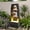Gray, variant on mdj pottery Grey Rustic Water Fountain, 37.6 inch High Resin Cascading Fountain with LED & Quiet Pump, Outdoor Decor for Patio Backyard Garden