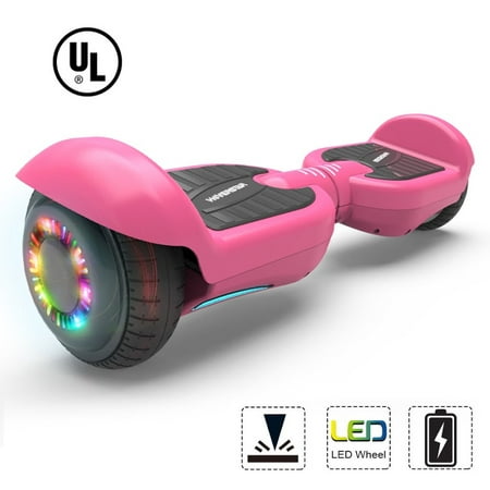 Hoverstar Bluetooth Hover board Two-Wheel Self Balancing Electric Scooter 6.5 In. Flash Wheel Pink