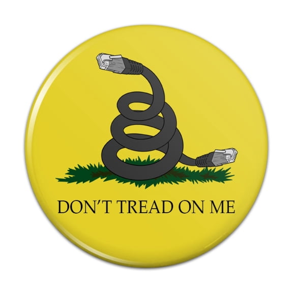 Net Neutrality Don't Tread on Me Pinback Button Pin
