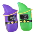 thumbnail image 1 of 2 walkie-talkies para niños, radios bidireccionales, juguetes portátiles para niños. Verde y morado, 1 of 9