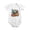 White, variant on Sloth Touching Coral Underwater Baby Bodysuit, 100% Cotton Short Sleeve Snap Romper, 0-12 Months